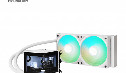TRYX PANORAMA 240 White AIO Liquid Cooler